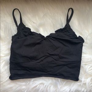 ASOS Black cropped tank